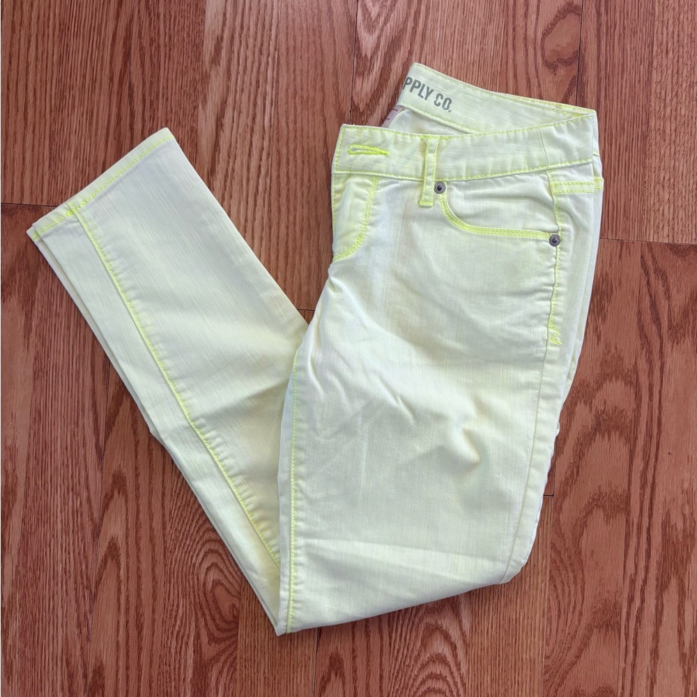 Mossimo Supply Co Yellow Jeans